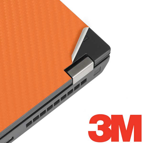 Orange Carbon Fiber Specialty Texture Material Lenovo ThinkPad Skin