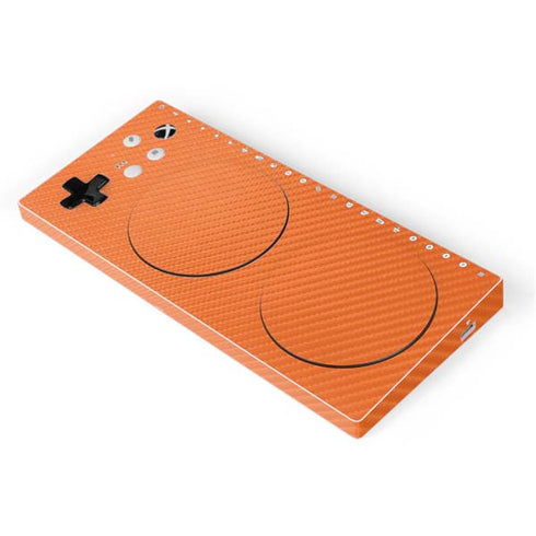 Orange Carbon Fiber Specialty Material Xbox Adaptive Controller Skin