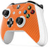 Orange Carbon Fiber Specialty Material Xbox One S All-Digital Edition Bundle Skin