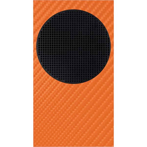 Orange Carbon Fiber Specialty Material Xbox Series S Bundle Skin