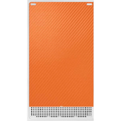 Orange Carbon Fiber Specialty Material Xbox Series S Bundle Skin