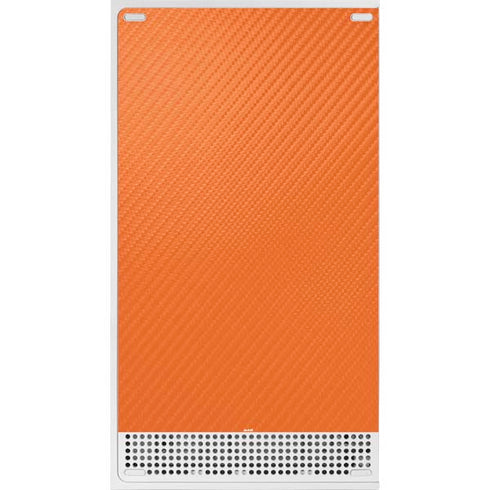 Orange Carbon Fiber Specialty Material Xbox Series S Console Skin