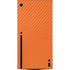 Orange Carbon Fiber Specialty Material Xbox Series X Console Skin