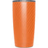 Orange Carbon Fiber Specialty Texture Material Yeti 20oz Tumbler Skin