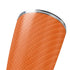Orange Carbon Fiber Specialty Texture Material Yeti 20oz Tumbler Skin