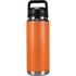 Orange Carbon Fiber Specialty Texture Material YETI Rambler 26oz Bottle Skin