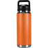 Orange Carbon Fiber Specialty Texture Material YETI Rambler 26oz Bottle Skin