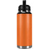 Orange Carbon Fiber Specialty Texture Material YETI Rambler 36oz Bottle Skin