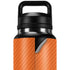 Orange Carbon Fiber Specialty Texture Material YETI Rambler 36oz Bottle Skin