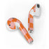 Orange Checkered Apple AirPods 2 Skin