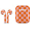 Orange Checkered Apple AirPods Skin