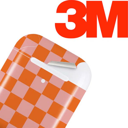 Orange Checkered Apple AirPods Skin