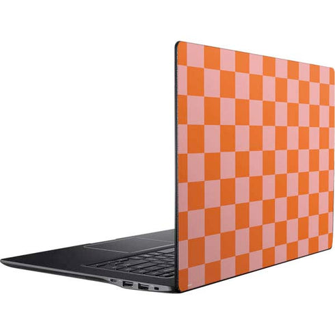 Orange Checkered Ativ Book 9 (15.6in 2014) Skin