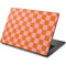 Orange Checkered Dell Chromebook Skin
