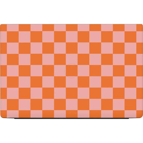 Orange Checkered Dell Vostro Skin