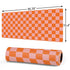Orange Checkered Gaming Mouse Pad