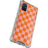 Orange Checkered Galaxy A51 5G Clear Case