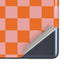 Orange Checkered Galaxy S20 Fan Edition Skin