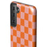 Orange Checkered Galaxy S21 Plus 5G Pro Case