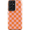 Orange Checkered Galaxy S21 Ultra 5G Pro Case