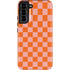 Orange Checkered Galaxy S22 Plus Pro Case