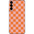 Orange Checkered Galaxy S22 Plus Skin