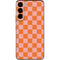 Orange Checkered Galaxy S22 Skin