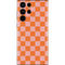 Orange Checkered Galaxy S22 Ultra Skin