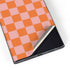Orange Checkered Galaxy S22 Ultra Skin