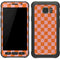 Orange Checkered Galaxy S7 Active Skin