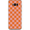 Orange Checkered Galaxy S8 Skin