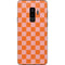 Orange Checkered Galaxy S9 Plus Skin