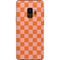Orange Checkered Galaxy S9 Skin