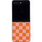 Orange Checkered Galaxy Z Flip5 5G Skin