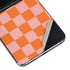 Orange Checkered Galaxy Z Flip5 5G Skin