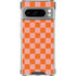 Orange Checkered Google Pixel 8 Pro Clear Case