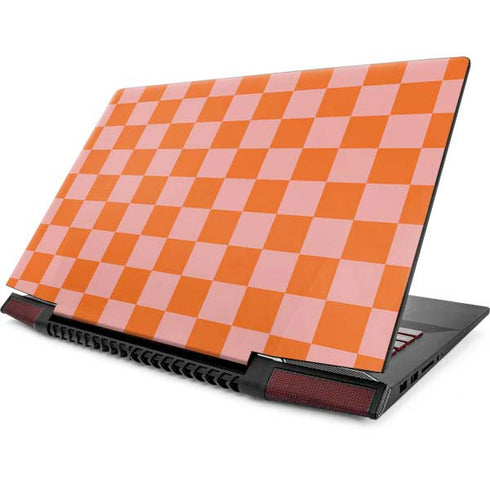 Orange Checkered Lenovo IdeaPad Skin