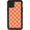Orange Checkered iPhone 11 Pro Max Waterproof Case
