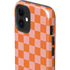 Orange Checkered iPhone 12 Impact Case