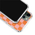 Orange Checkered iPhone 12 Pro Clear Case