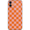 Orange Checkered iPhone 12 Skin