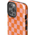 Orange Checkered iPhone 13 Pro Max Impact Case