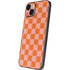 Orange Checkered iPhone 14 Skin