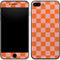 Orange Checkered iPhone 8 Plus Skin