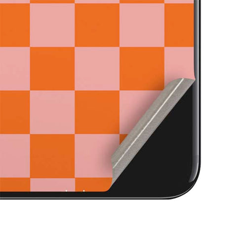 Orange Checkered iPhone SE (2nd & 3rd Gen) Skin