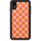Orange Checkered iPhone XR Waterproof Case