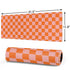 Orange Checkered Gaming Mouse Pad