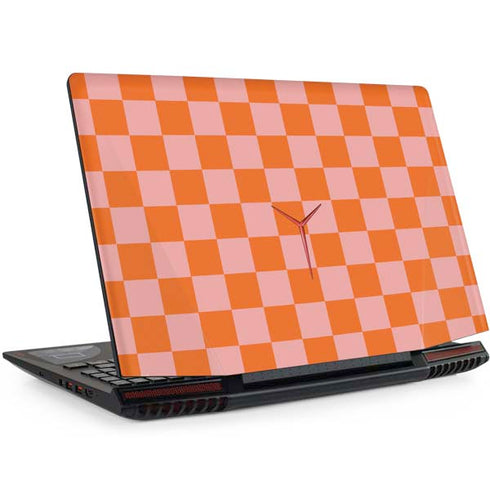 Orange Checkered Legion Y720 Skin