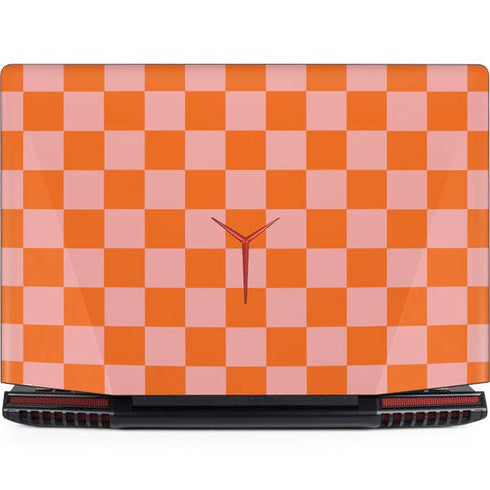 Orange Checkered Legion Y720 Skin
