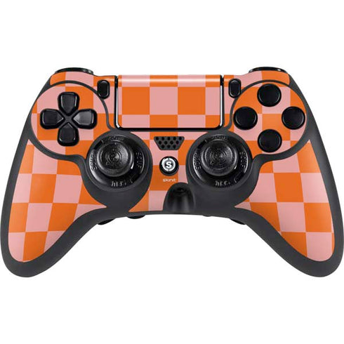Orange Checkered PS4/PC SCUF Impact Controller Skin